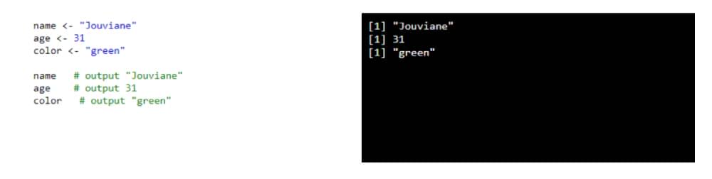 Variables in R
