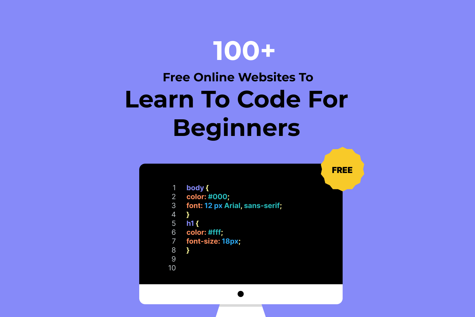 100+ Free Online Websites to Learn to Code for Beginners