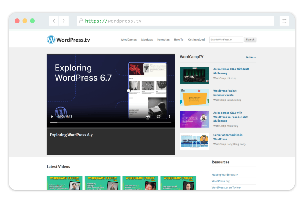 WordPress.tv