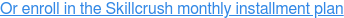 Or enroll in the Skillcrush monthly installment plan