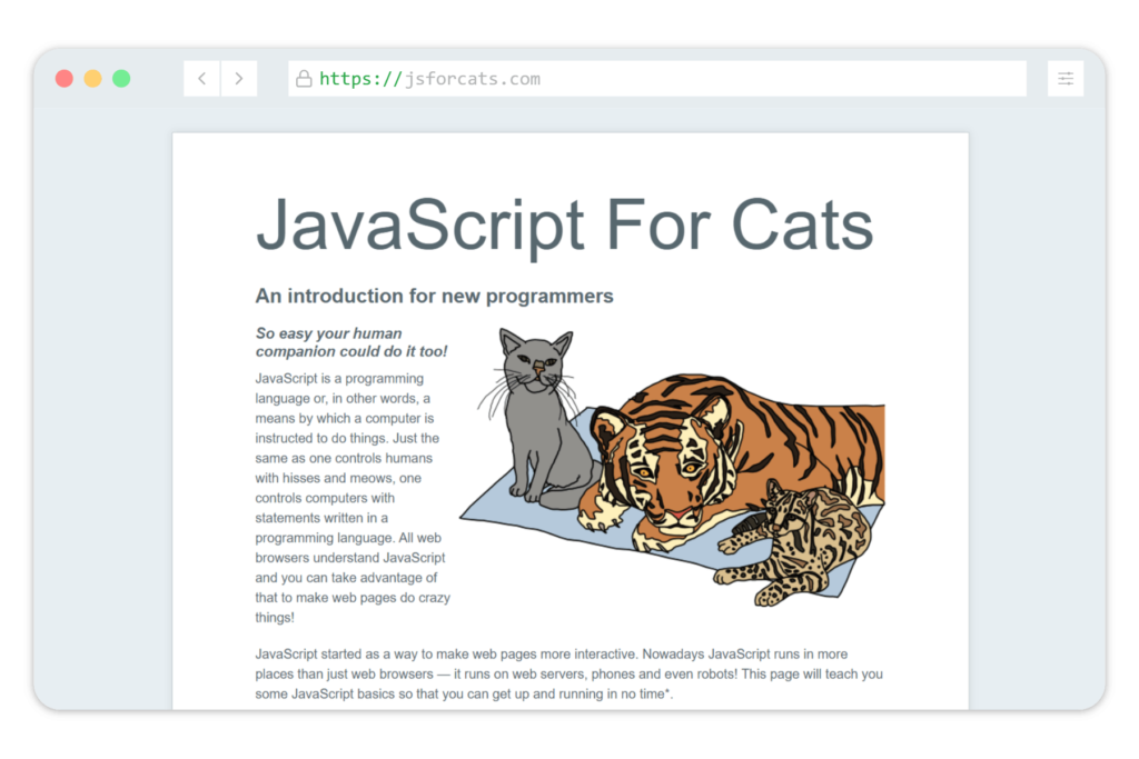 JavaScript for Cats