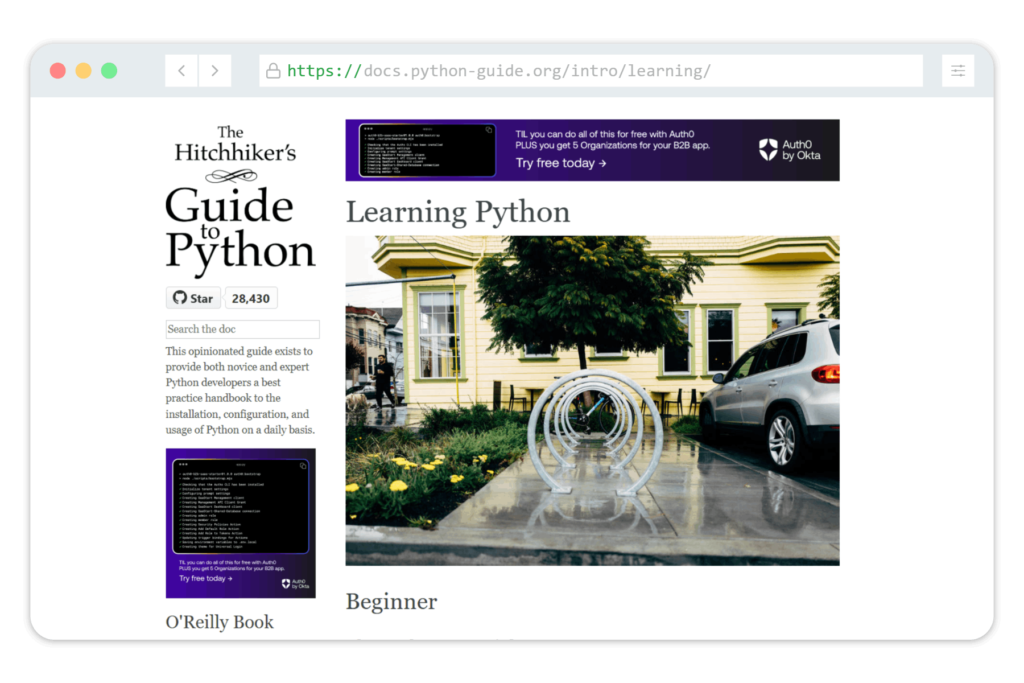 Hitchhiker's Guide to Python