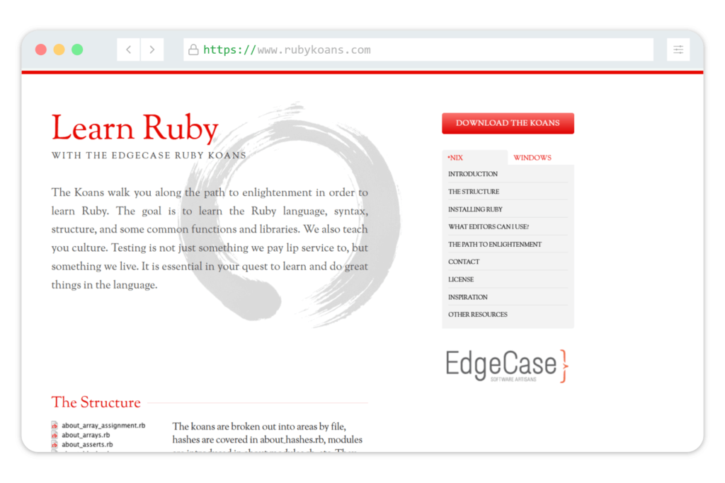 Ruby Koans