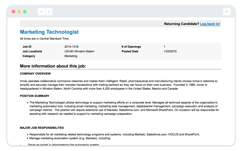 Marketing Technologist