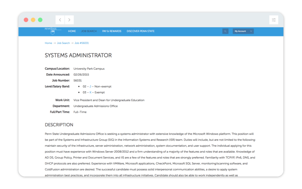 Systems Admin