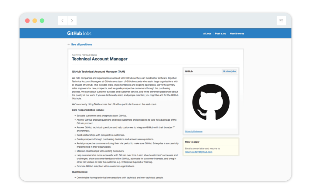 Technical Account Manager